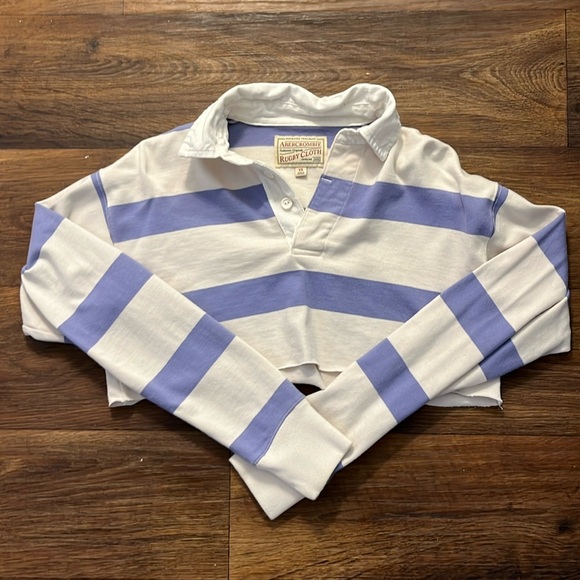 Abercrombie & Fitch Tops - Abercrombie Super Cropped Striped Sweater